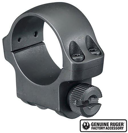 Ruger 90277 3BHM 1" Low Scope Ring Matte Black