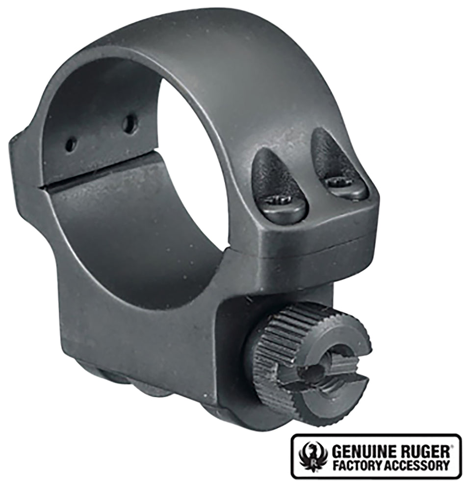 Ruger 90277 3BHM 1" Low Scope Ring Matte Black