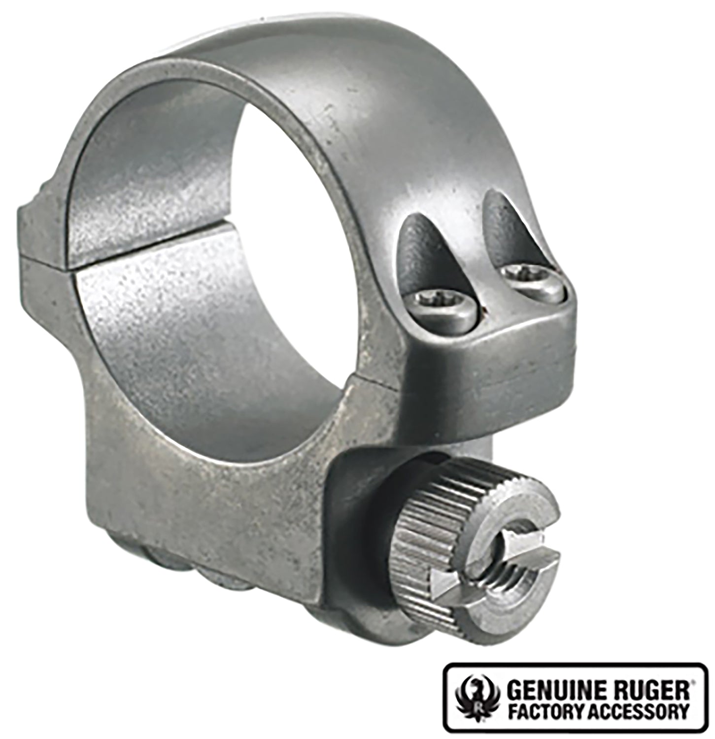 Ruger 90293 3KTG 1" Low Scope Ring Silver