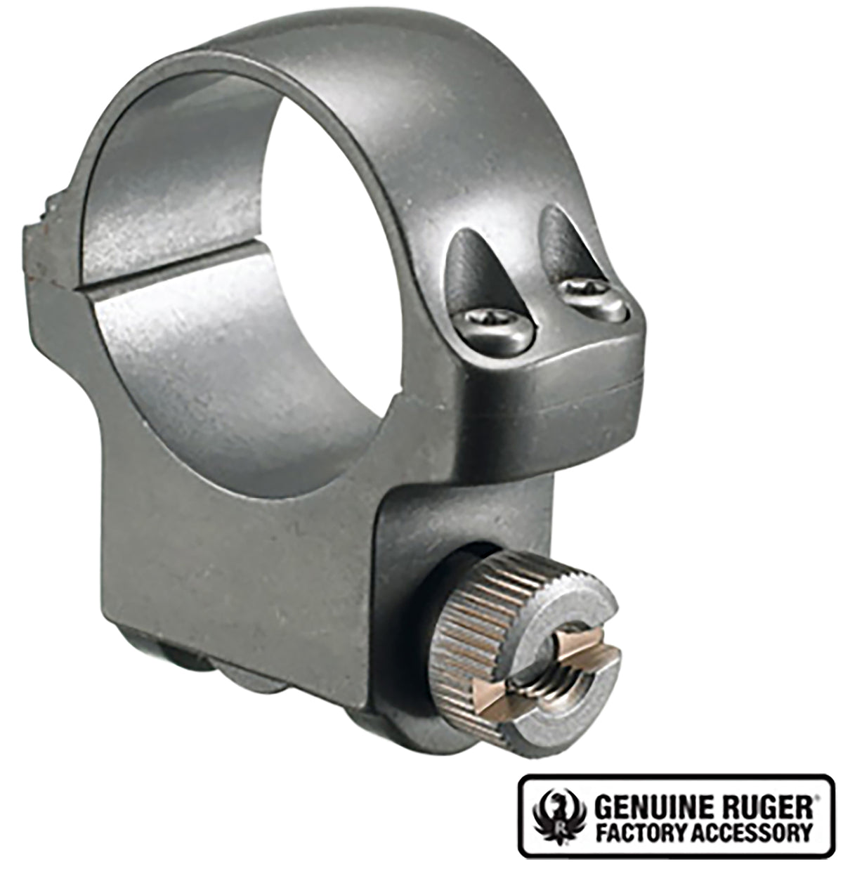 Ruger 90294 4KTG Scope Ring Silver 1-Inch Medium Height