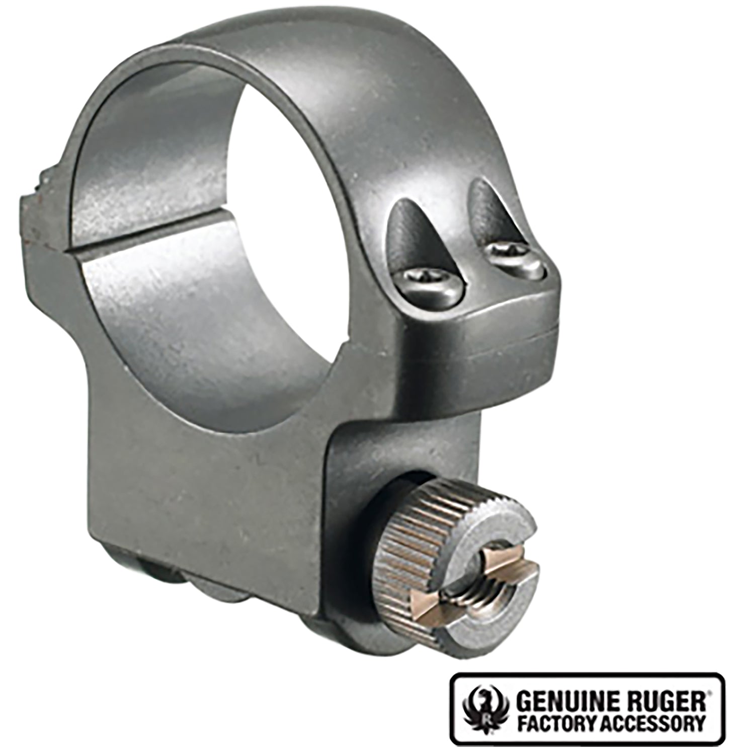 Ruger 90294 4KTG Scope Ring Silver 1-Inch Medium Height