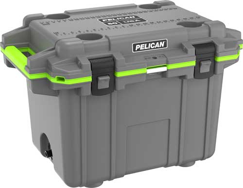 Pelican IM 50 Quart Elite Cooler Dark Gray/Green