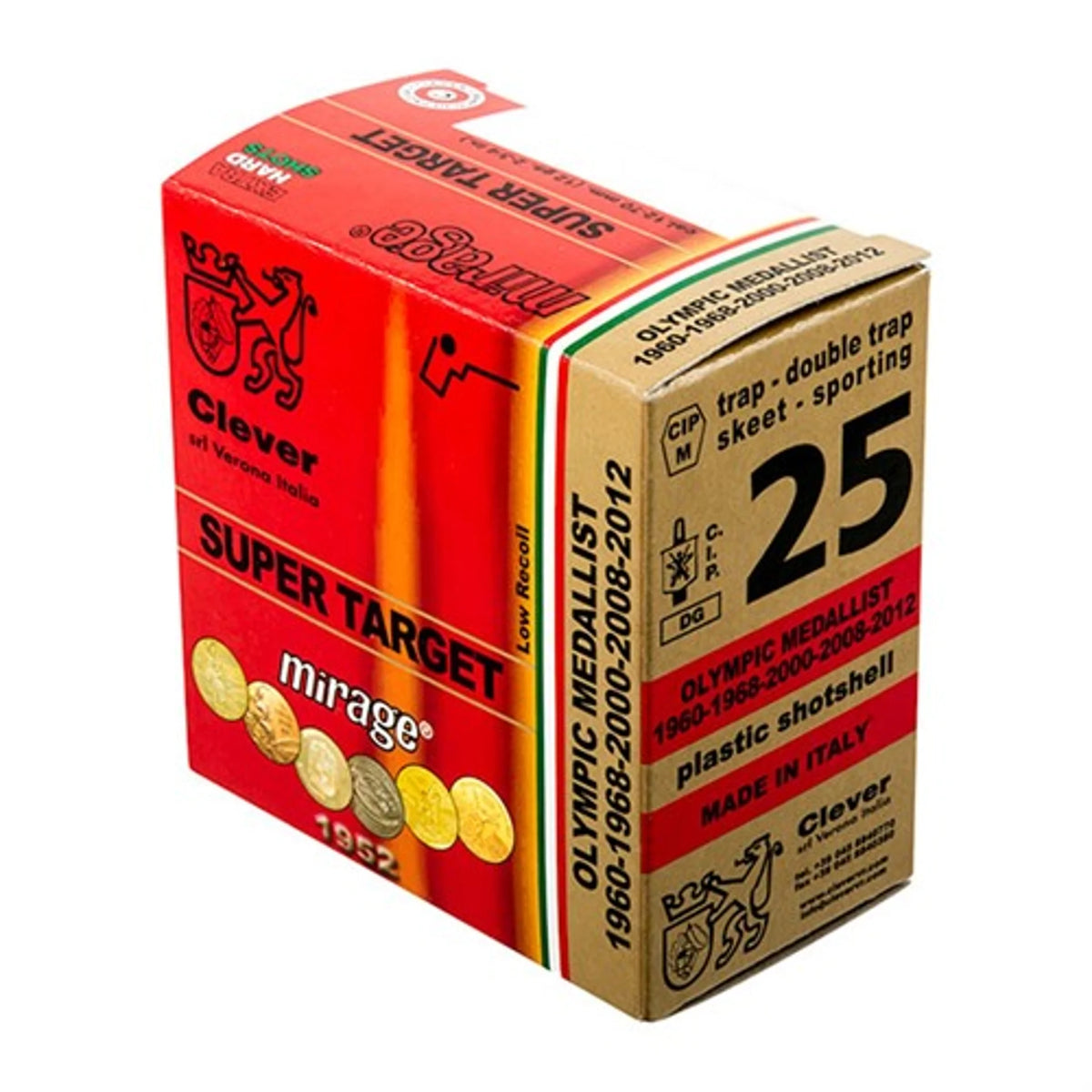 Clever Mirage Super Target T1 12 Gauge 2.75 in / 2.75 in #8 1 oz 1290 FPS