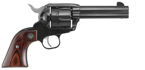 Ruger 5107 Vaquero Medium Frame 357 Mag/38 Special 6rd 4.62" Blued Alloy Steel Barrel, Cylinder & Frame, Hardwood Grip, Transfer Bar Safety, Exposed Hammer