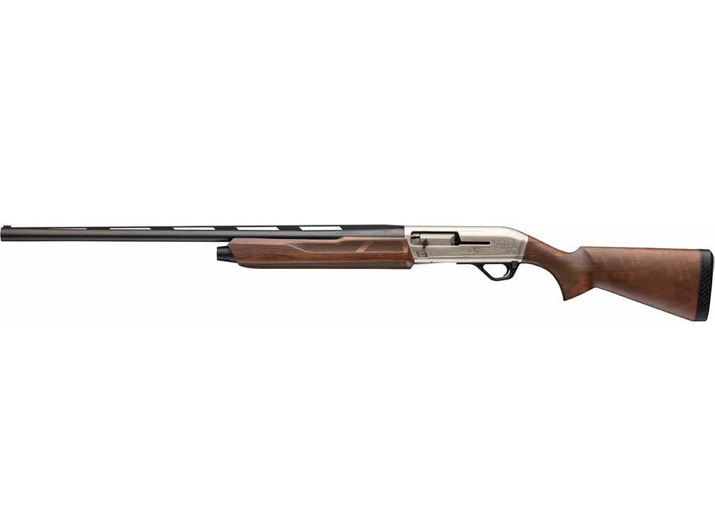 Winchester Repeating Arms 511344392 SX4 Upland Field Full Size 12 Gauge Semi-Auto 3" 4- 2.75" Shells 28" Matte Blued Steel Vent Rib Barrel, Matte Nickel Aluminum Alloy Receiver, Fixed Satin Walnut Sto