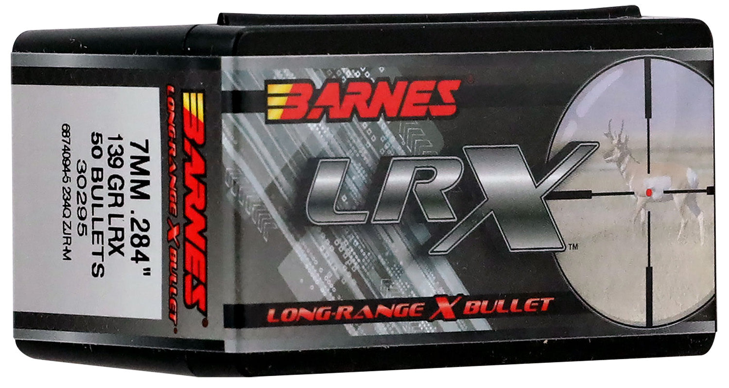 Barnes LRX Long Range X 7mm 139gr BT All-Copper Bullets 50/Box