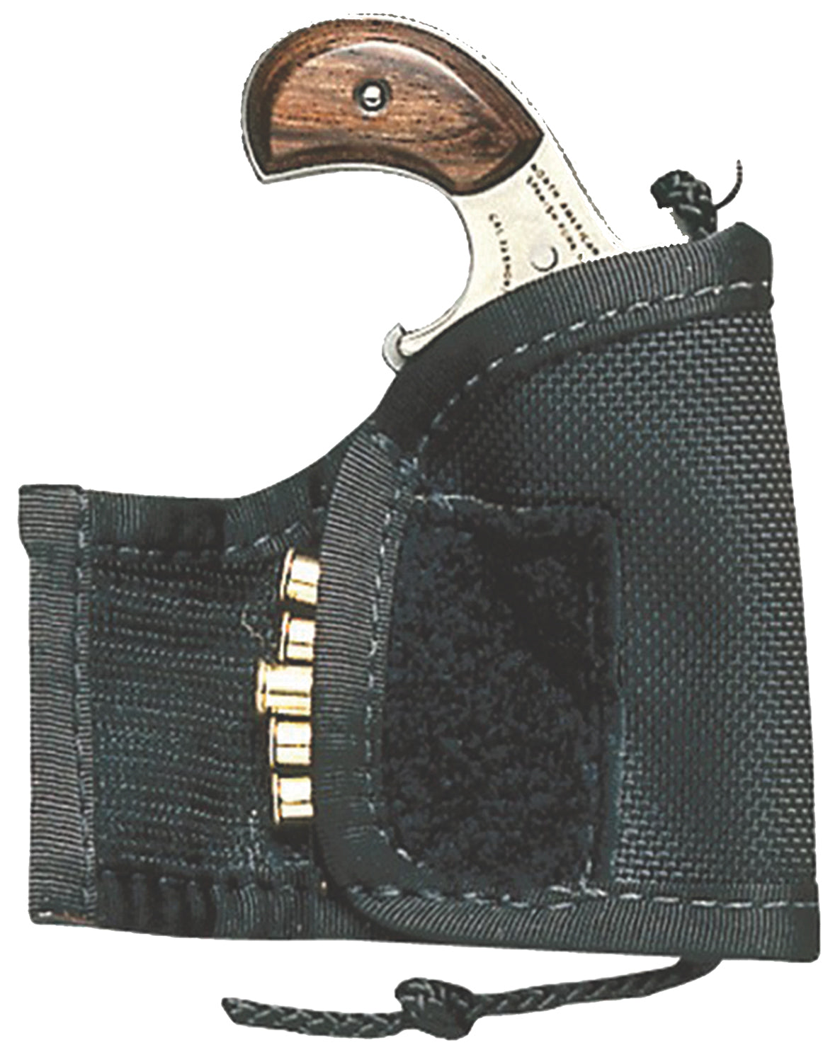North American Arms HPKL Pocket Holster Black Nylon with Ammo Pouch Fits NAA .22LR Mini-Revolver