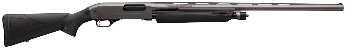 Winchester Repeating Arms 512439392 SXP Hybrid Full Size 12 Gauge Pump 3" 4+1 28" Gray Perma-Cote Barrel, Gray Perma-Cote Aluminum Receiver, Black Synthetic Stock Right Hand