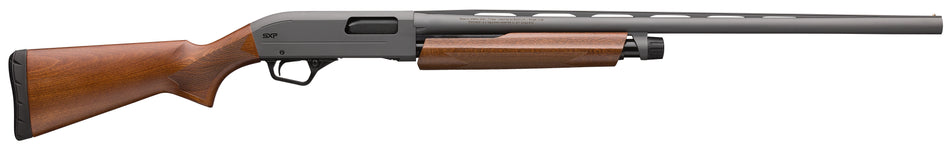 Winchester Repeating Arms 512440392 SXP Hybrid Field 12 Gauge 3" Chamber 4+1 (2.75") 28", Gray Barrel/Rec, Satin Hardwood Stock, TruGlo Fiber Optic Sight