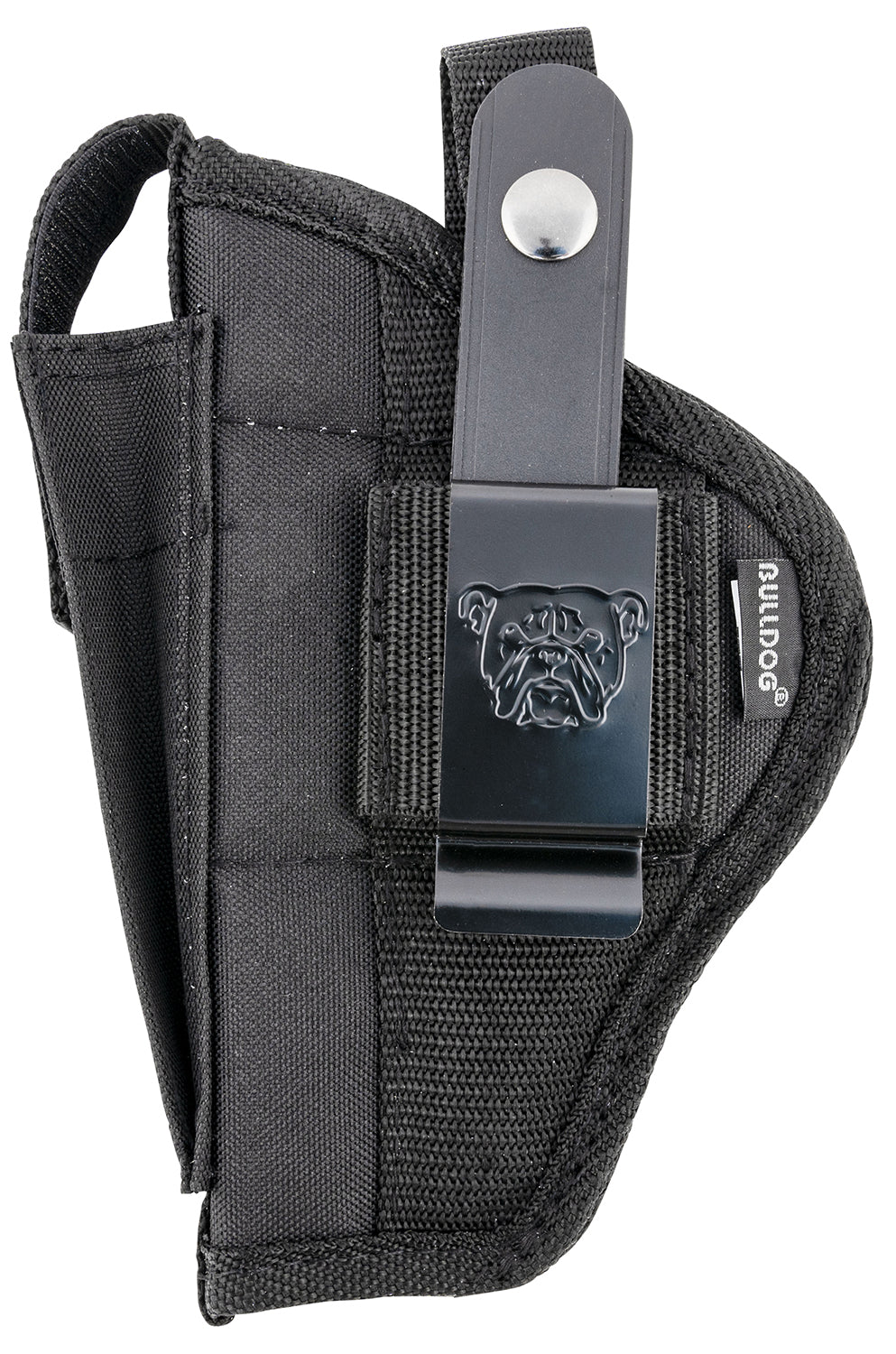 Bulldog FSN7 Extreme OWB Holster Black Nylon Belt Loop/Clip for S&W M&P Glock 19 Standard Autos 2-4" Ambidextrous