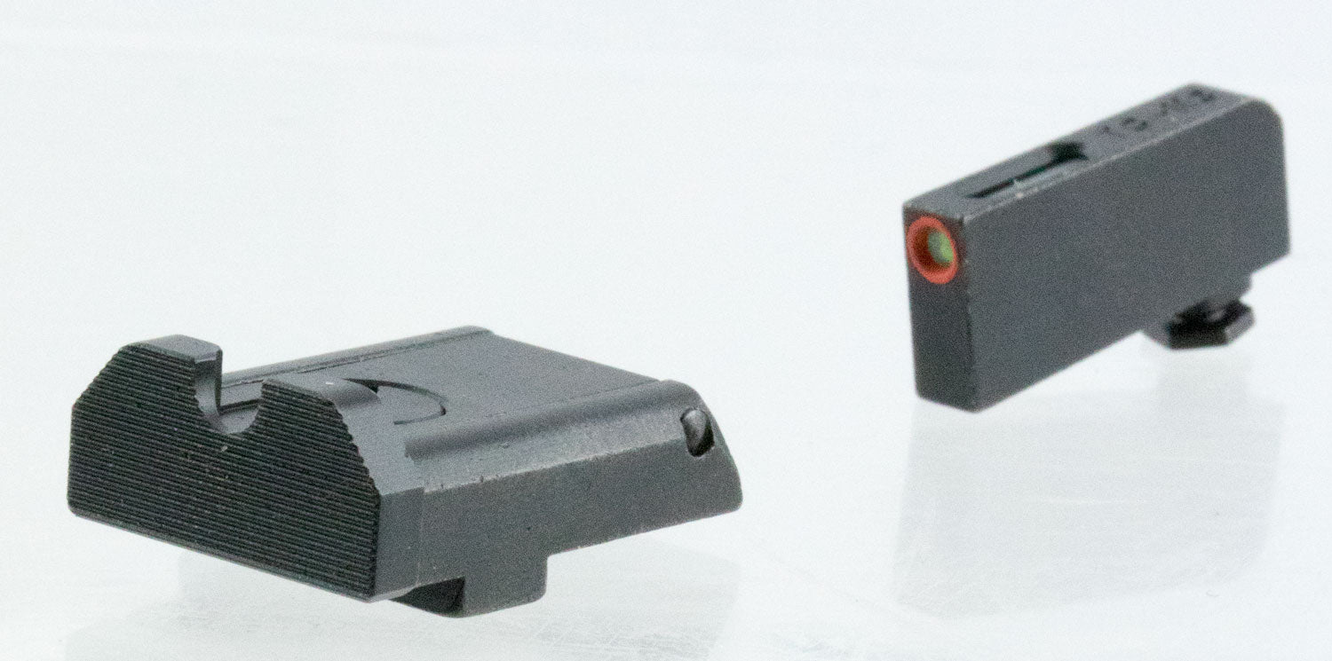 TruGlo TG13GLAPC TFX Pro Orange Fiber Optic Tritium Front and Black Rear Sight Set for Glock