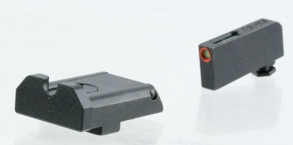 TruGlo TG13GLAPC TFX Pro Orange Fiber Optic Tritium Front and Black Rear Sight Set for Glock