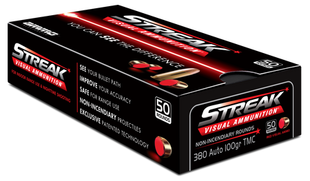 AMMO INC STREAK AMO 380 AUTO 100GR TMC RED