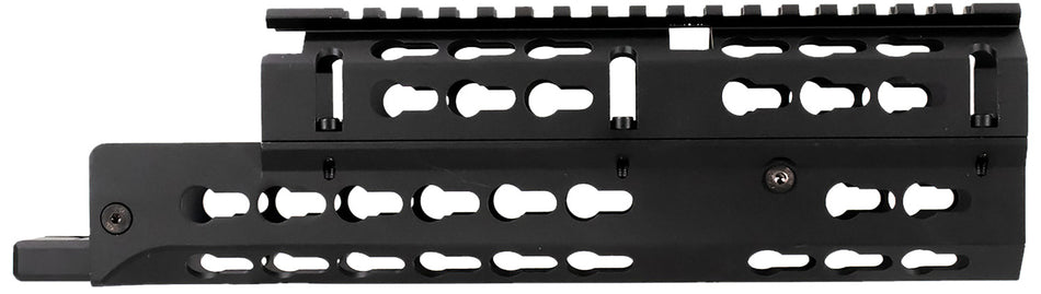 Aim Sports MKAK03 Russian AK-47 9.60" Keymod Handguard 6061-T6 Aluminum Black Anodized with Picatinny Rail