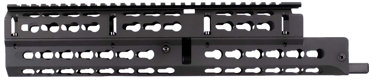 Aim Sports MKAK04 AK-47 13.40" Long KeyMod Drop-In Handguard, Black Anodized 6061-T6 Aluminum