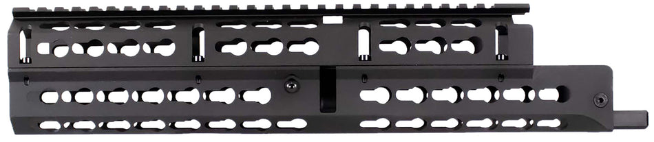 Aim Sports MKAK04 AK-47 13.40" Long KeyMod Drop-In Handguard, Black Anodized 6061-T6 Aluminum