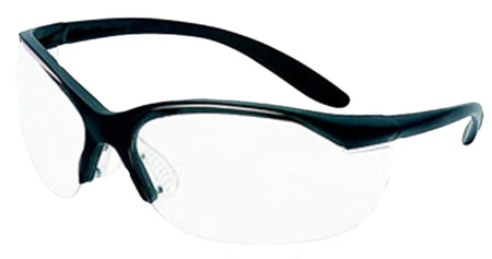 Howard Leight Uvex Vapor II Shooting Glasses Clear Anti-Fog Polycarbonate Lens Black Frame