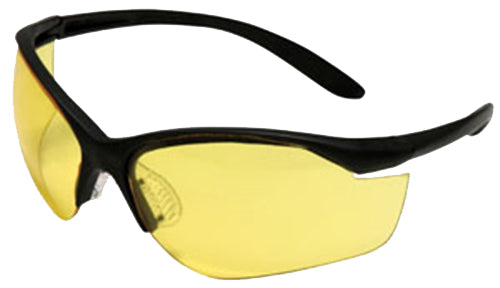 Howard Leight Uvex Vapor II Shooting Glasses Amber Anti-Fog Polycarbonate Lens Black Frame