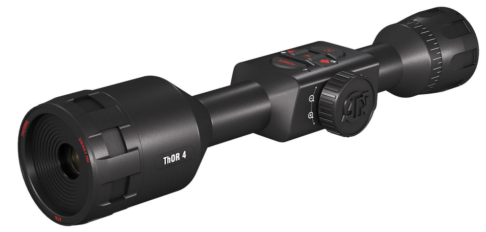 ATN Thor 4 640 Thermal Rifle Scope Black Anodized 1-10x 640x480 Multi Reticle with Rangefinder