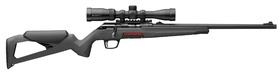 Winchester Repeating Arms 525234186 Xpert w/Optic Full Size 17 WSM 8+1 16.50" Matte Black Threaded Sporter Barrel, Drilled & Tapped Steel Receiver, Gray Synthetic Molded Stock, Vortex Crossfire II 2-7