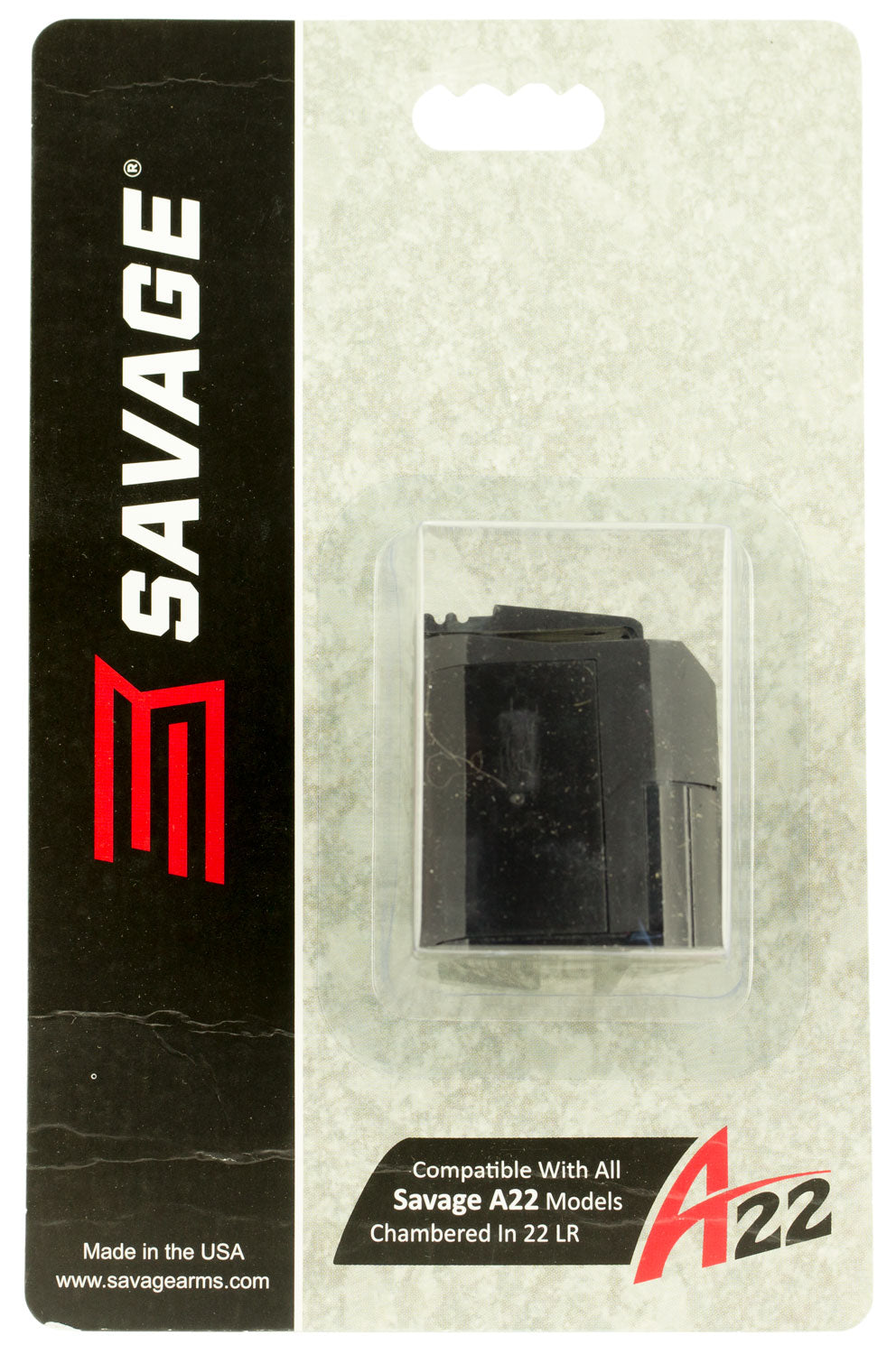 Savage Arms 90023 A22/B22 10-Round Rotary .22 LR Magazine - Black Metal