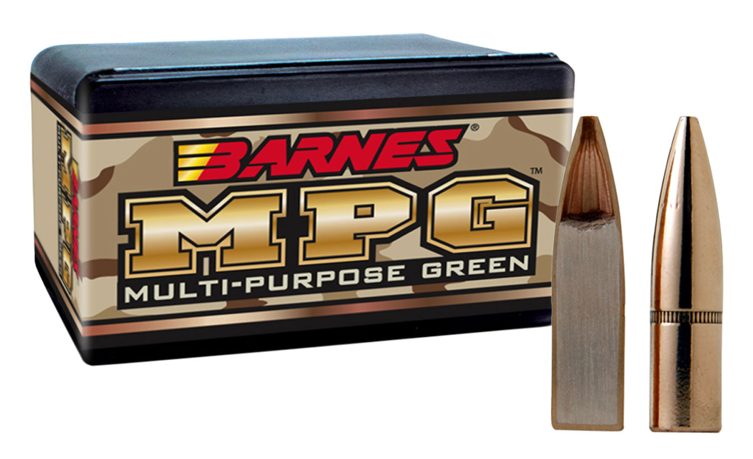 Barnes 30195 Multi-Purpose Green .223 Rem 55gr Projectile 100/Box