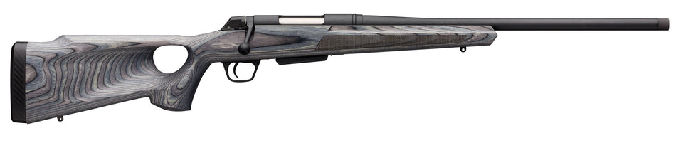 Winchester Guns 535727212 XPR Thumbhole Varmint SR 243 Win 3+1 Cap 24" TB Blued Perma-Cote Rec Matte Black Laminate Fixed Thumbhole Stock Right Hand with MOA Trigger System (Full Size) No Sights