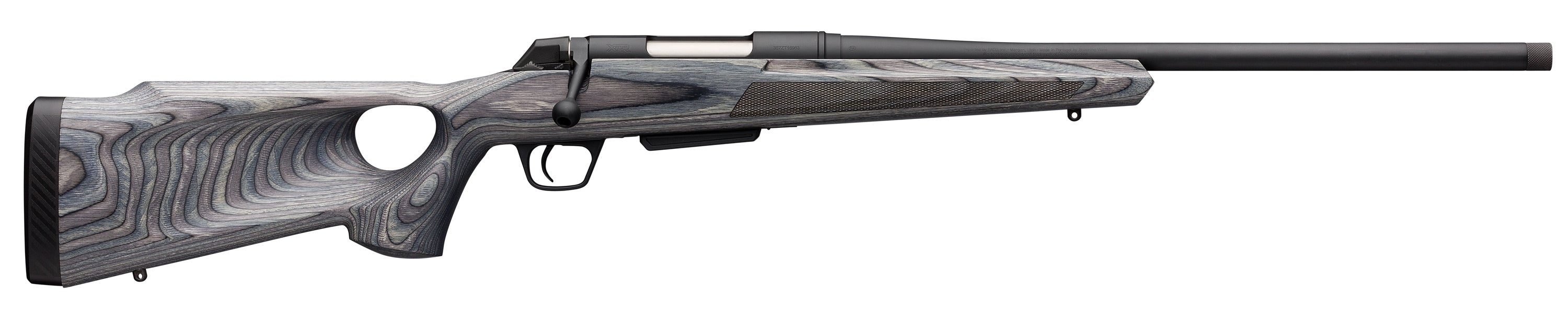 Winchester Guns 535727299 XPR Thumbhole Varmint SR 6.8 Western 3+1 Cap 24" TB Blued Perma-Cote Rec Matte Black Laminate Fixed Thumbhole Stock Right Hand with MOA Trigger System (Full Size) No Sights