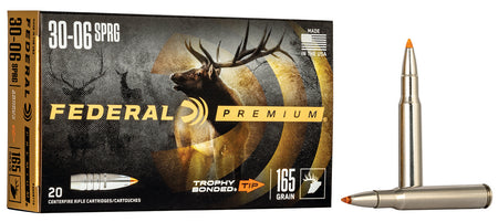 Federal P3006TT2 Premium Trophy Bonded Tip  165 Grain .30-06 Springfield