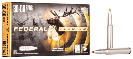 Federal P3006TT1 Premium Trophy Bonded Tip  180 Grain .30-06 Springfield