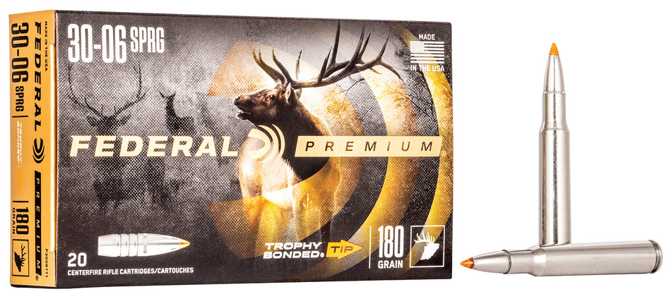 Federal P3006TT1 Premium Trophy Bonded Tip  180 Grain .30-06 Springfield