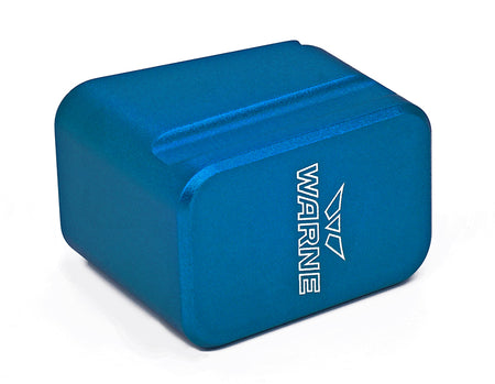 Warne Magazine Extension Glock 19/23 +5/9mm +4/40 Blue
