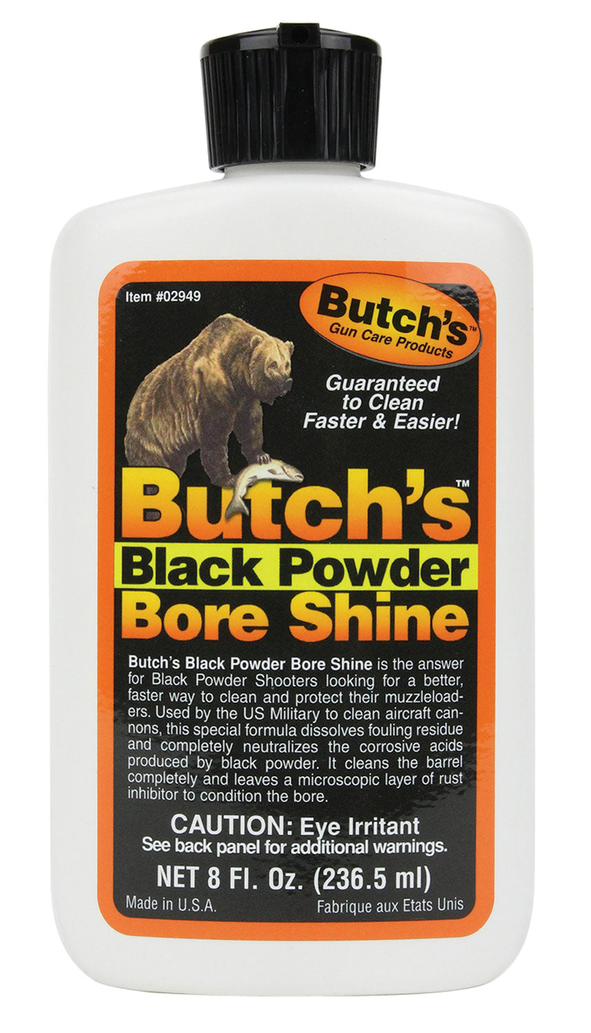 Butch's 02949 Black Powder Bore Shine 8 oz Squeeze Bottle