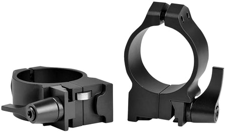 Warne 14RLM Maxima 30mm Medium Matte Black Scope Rings Fits Ruger No.1/Mini 14/Blackhawk