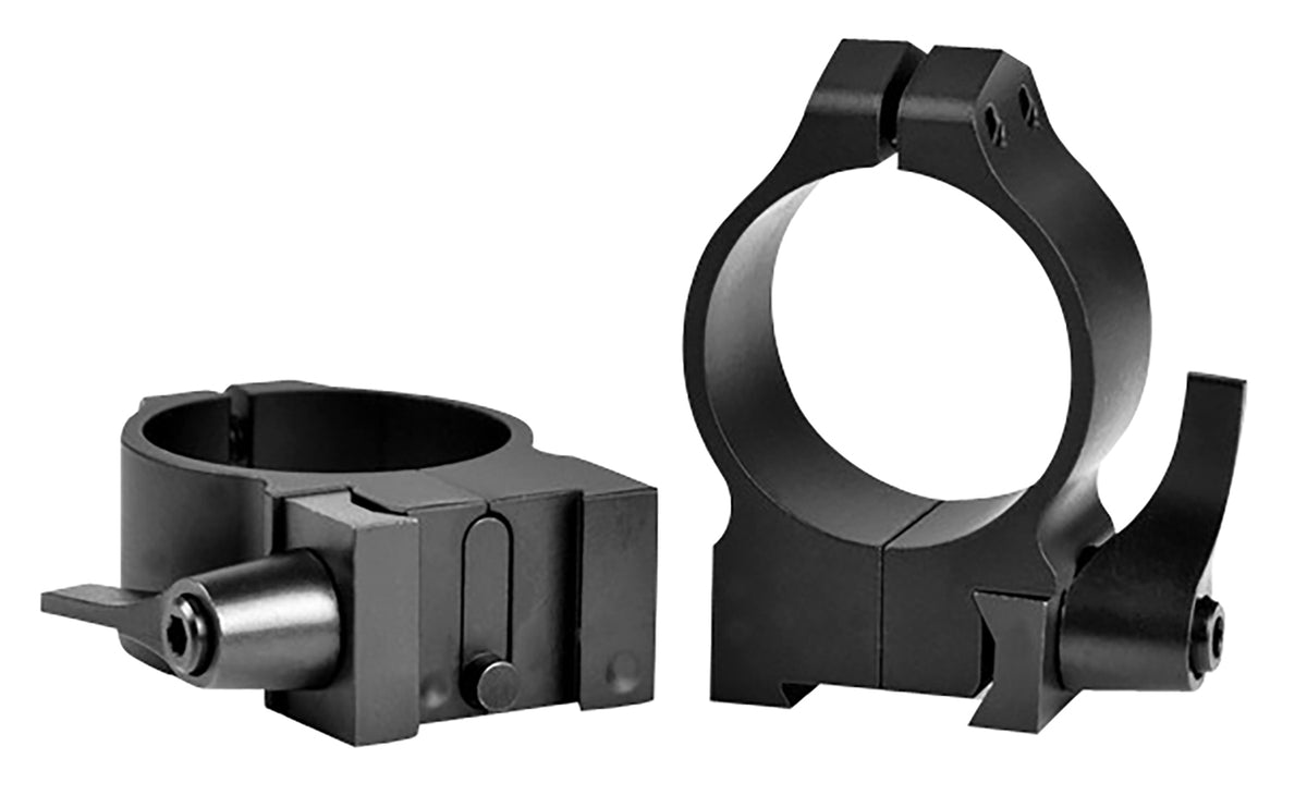 Warne 14TLM Tikka Maxima 30mm Medium Matte Black Quick Detach Scope Rings 0 MOA