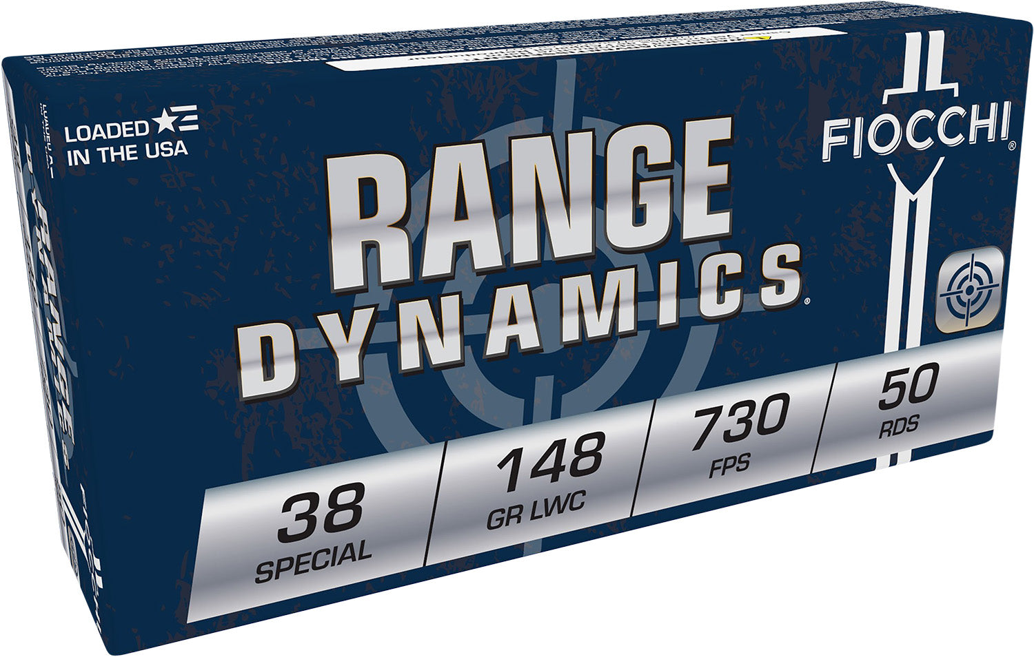 Fiocchi Range Dynamics .38 Special 148 gr Wadcutter ammo