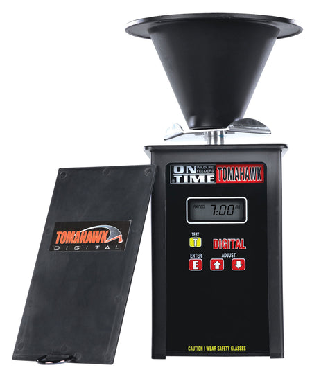On Time 49000 Tomahawk VL Feeder Timer, 4 Programs, 1-20 Second Duration, Black