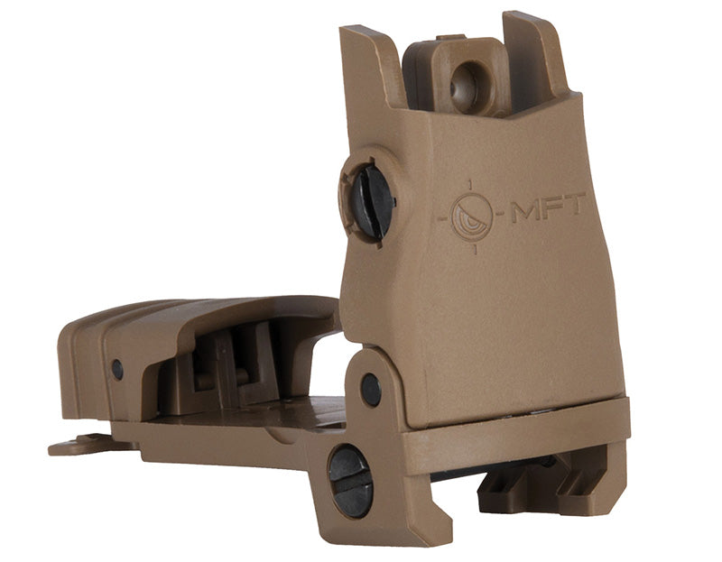 Mission First Tactical Flip Up Rear Backup Sight with Elevation Adjustment SDE
