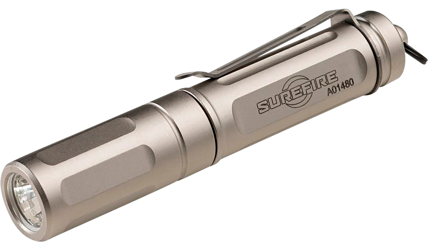 SureFire TITANB Titan Plus Nickel Plated 15/75/300 Lumens White LED Compact Keychain Flashlight