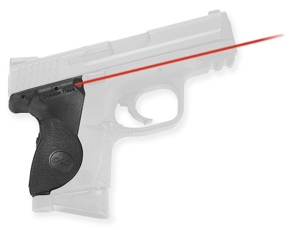 Crimson Trace LG-360 Lasergrips for S&W M&P Compact Pistol, Red Laser, Black Polymer