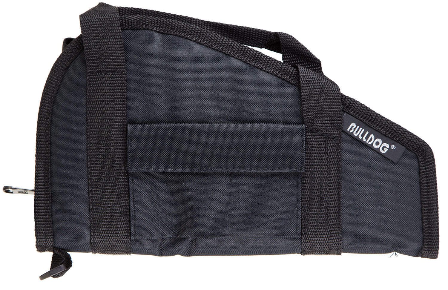 Bulldog BD601 Pistol Rug Medium Black Nylon Water-Resistant with Velcro Pocket for Handgun