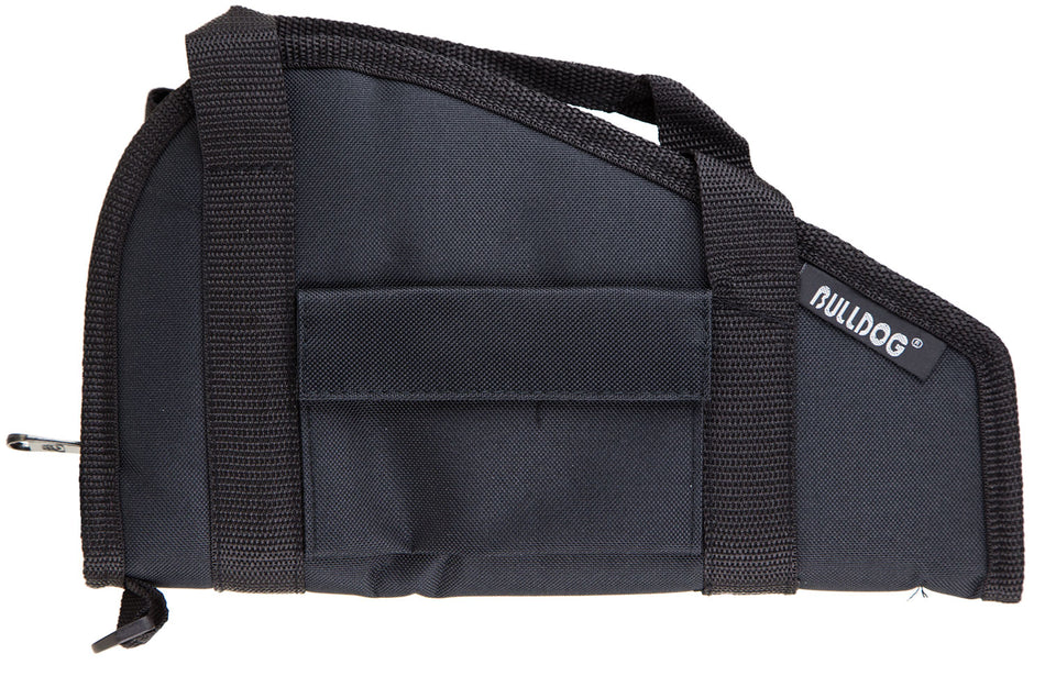 Bulldog BD600 Pistol Rug Small Black Nylon Water-Resistant with Velcro Pocket for Handgun