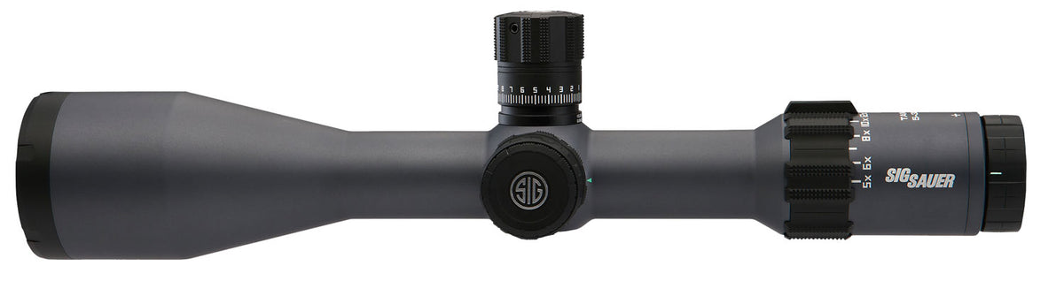 SIG Sauer TANGO6 5-30x56mm FFP 34mm Tube MRAD DEV-L LevelPlex Side Focus 0.1 MRAD Scope - Graphite