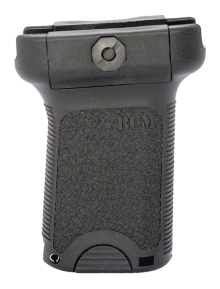 BCM BCMGunfighter Short Vertical Grip Black Polymer with Storage for Picatinny Rail