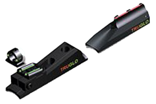 TruGlo TG958X Muzzle Brite Extreme Adjustable Red Green Fiber Optic Ghost Ring Sight for In-Line Muzzleloaders