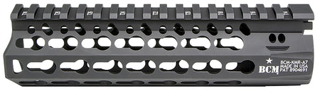 BCM KMR Alpha 7" KeyMod Free-Float Handguard Black Anodized AR-15