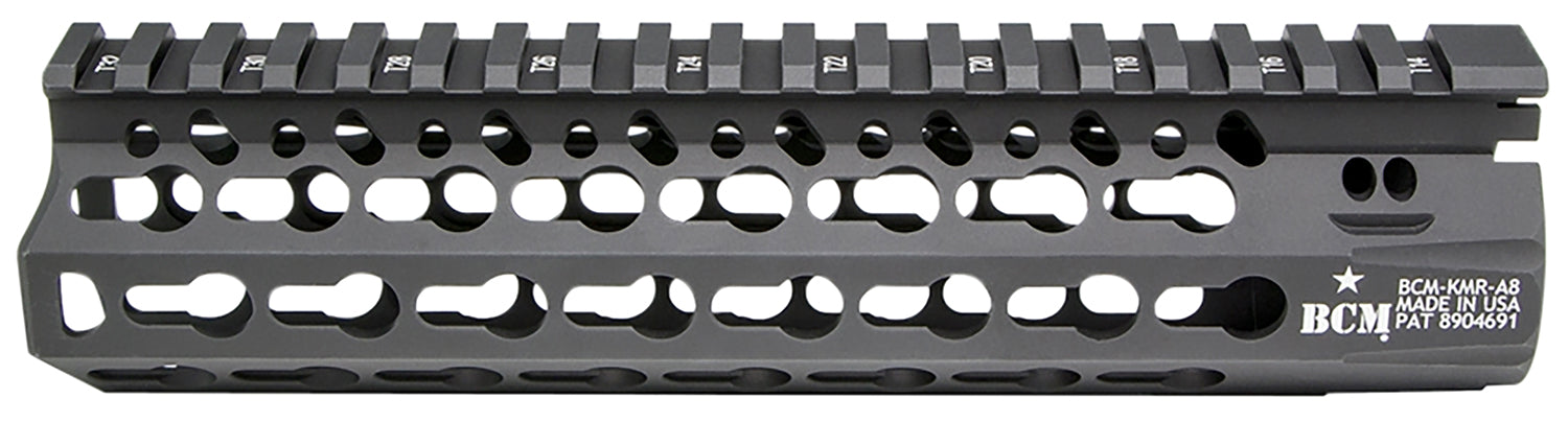 BCM KMR Alpha 8" KeyMod Free-Float Handguard Black Anodized AR-15