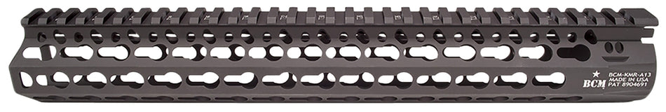 BCM KMR Alpha 13 Inch KeyMod Handguard Aluminum Black Anodized for AR-15