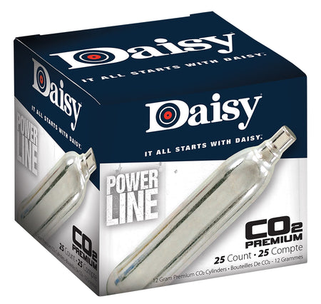 Daisy PowerLine 12 Gram CO2 Cylinders 25-Pack