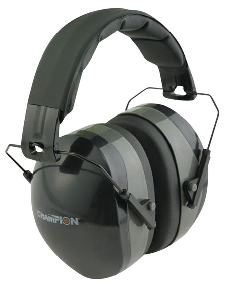 Champion Targets 40970 Passive Hearing Protection Muff 27 dB Over the Head Black/Gray